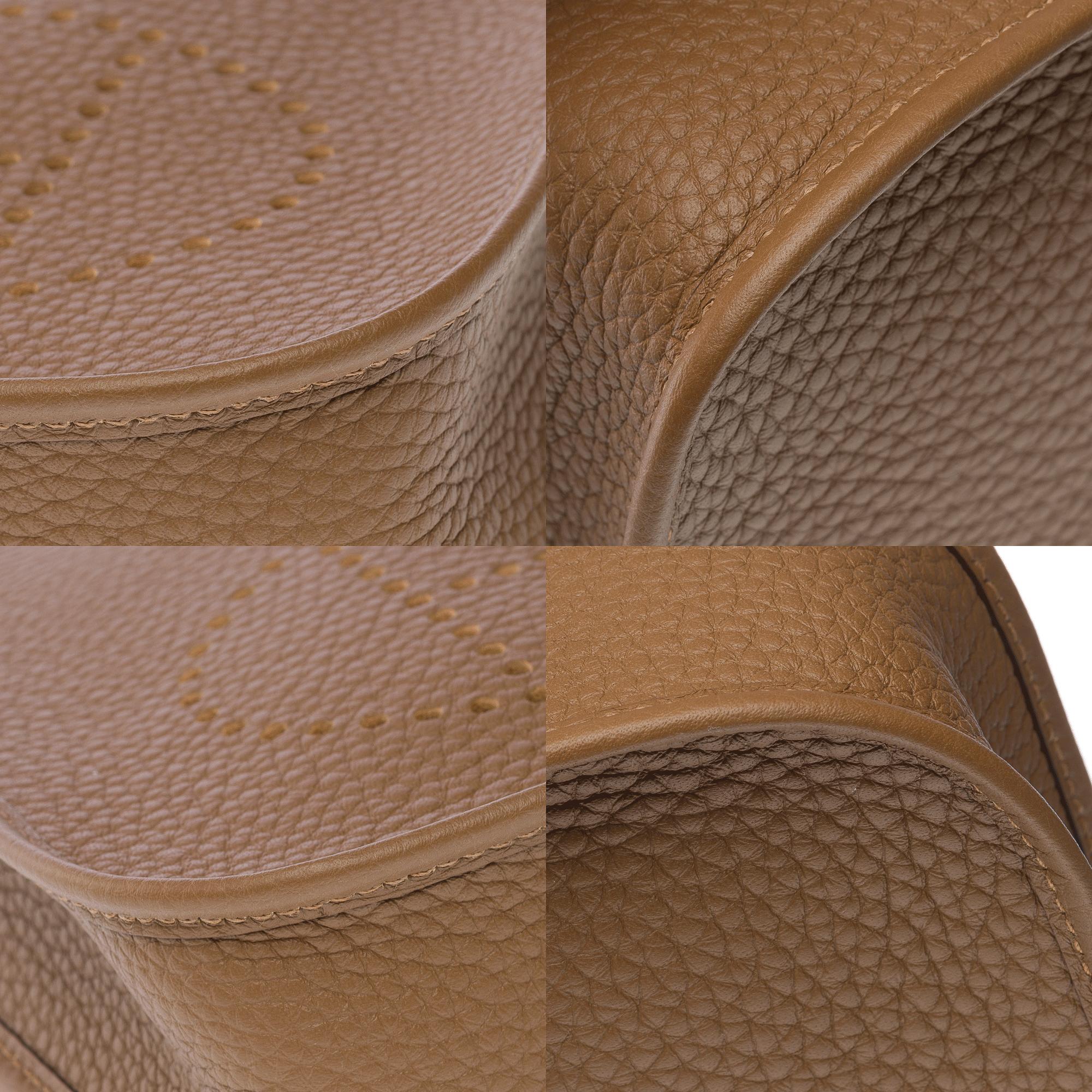 New Hermès Evelyne TPM Amazone shoulder bag in Alezan Taurillon leather, PHW 6