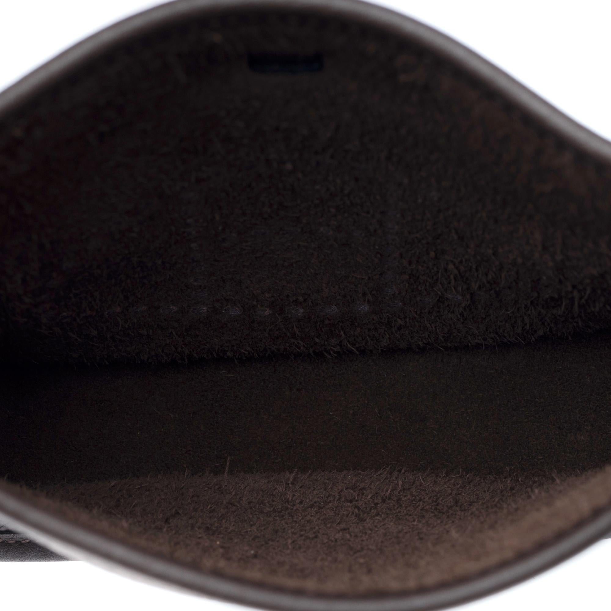 New Hermès Evelyne TPM Amazone shoulder bag in Brown Taurillon leather, GHW 5