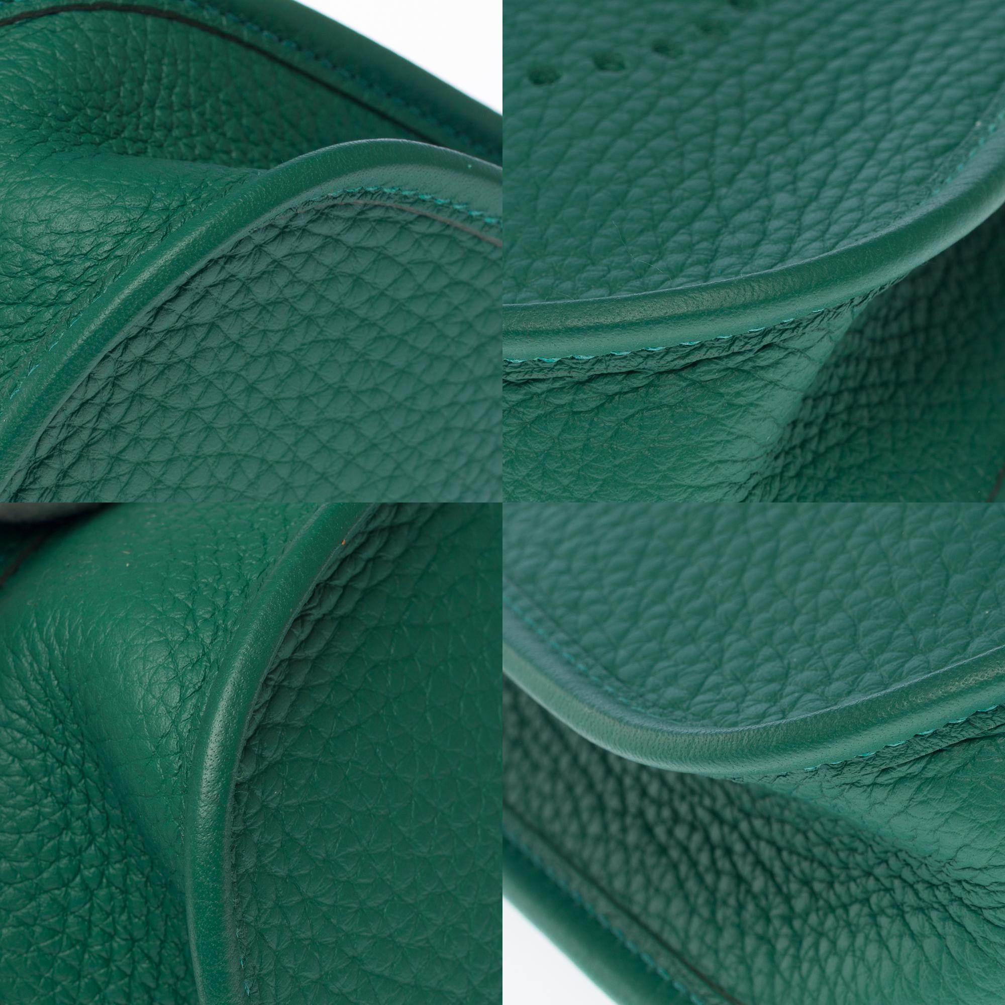 New Hermès Evelyne TPM Amazone shoulder bag in Vert Moyen Taurillon leather, GHW 6