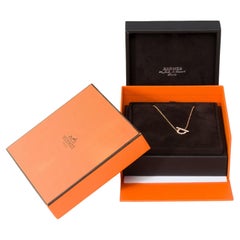 Nuevo Colgante Hermès Finesse Diamantes Oro rosa 18k