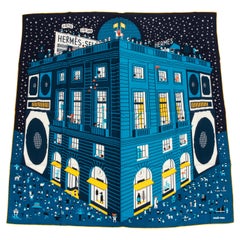 New Hermes Foubourg Party Cashmere Scarf in Box