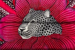 New Hermès Fuchsia Baobab Silk Scarf