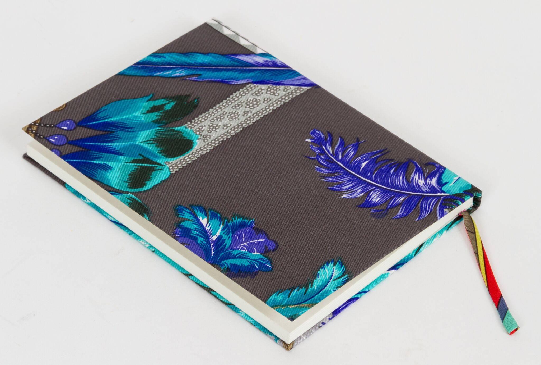 hermes silk notebook