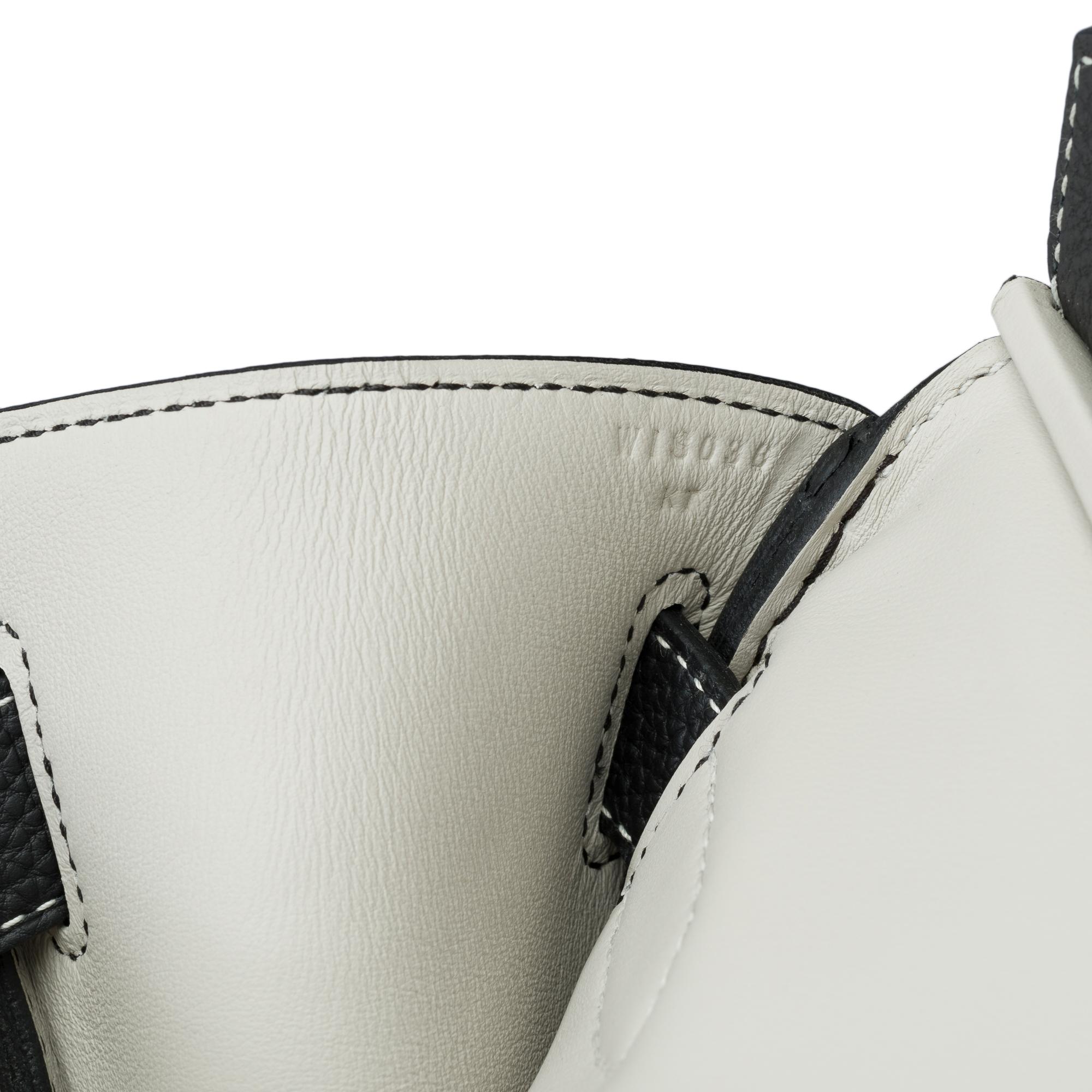 New Hermes HAC a Dos GM Special Order (HSS) in black Togo leather, PHW For Sale 3