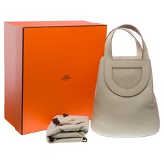 Nuova borsa Hermès "In the Loop" in pelle di vitello Nata Taurillon, GHW