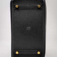 New Hermes Kelly Birkin 25 Togo Black Gold Hardware