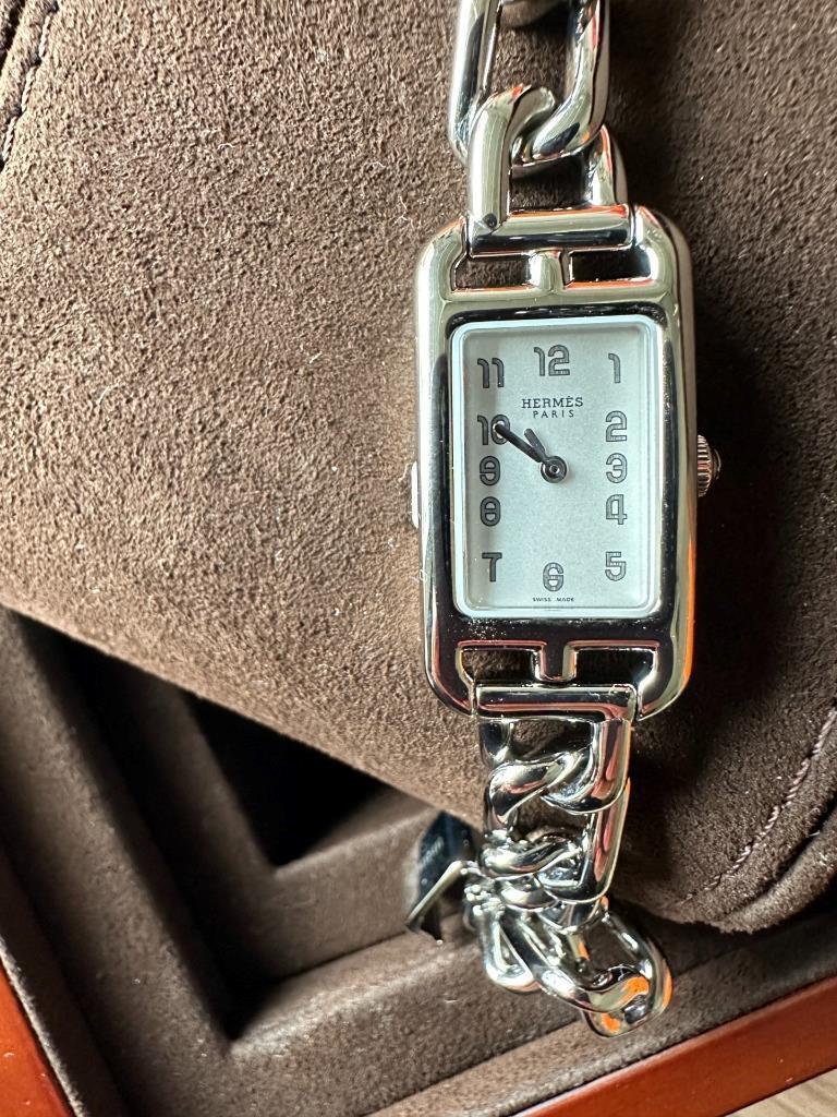 New Hermès Nantucket Watch 29MM Small Model Stainless For Sale 2