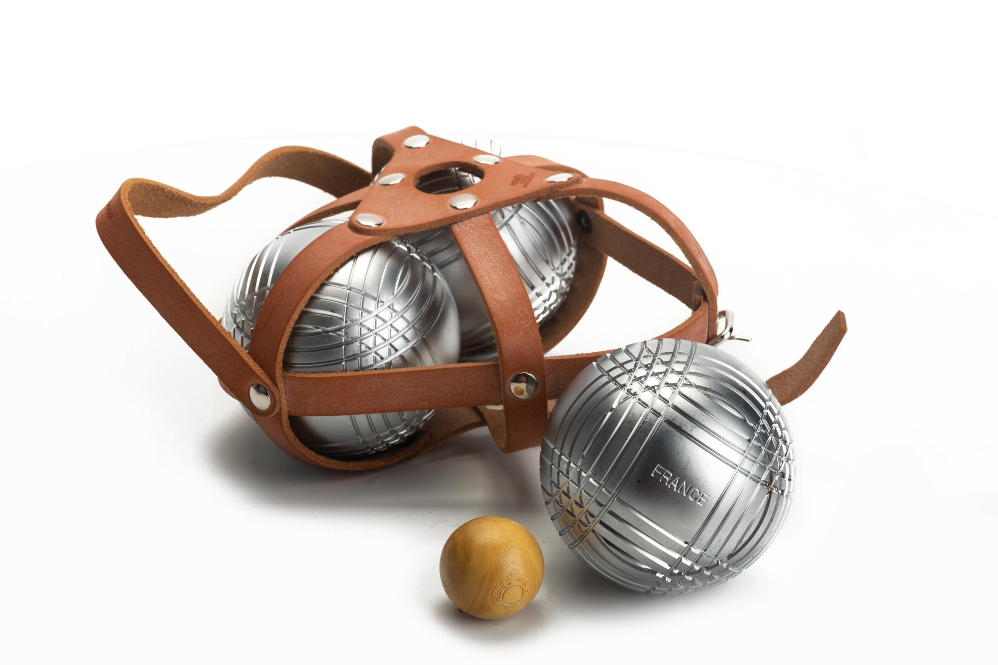 New Hermès Petanque Bocce Ball Set 2