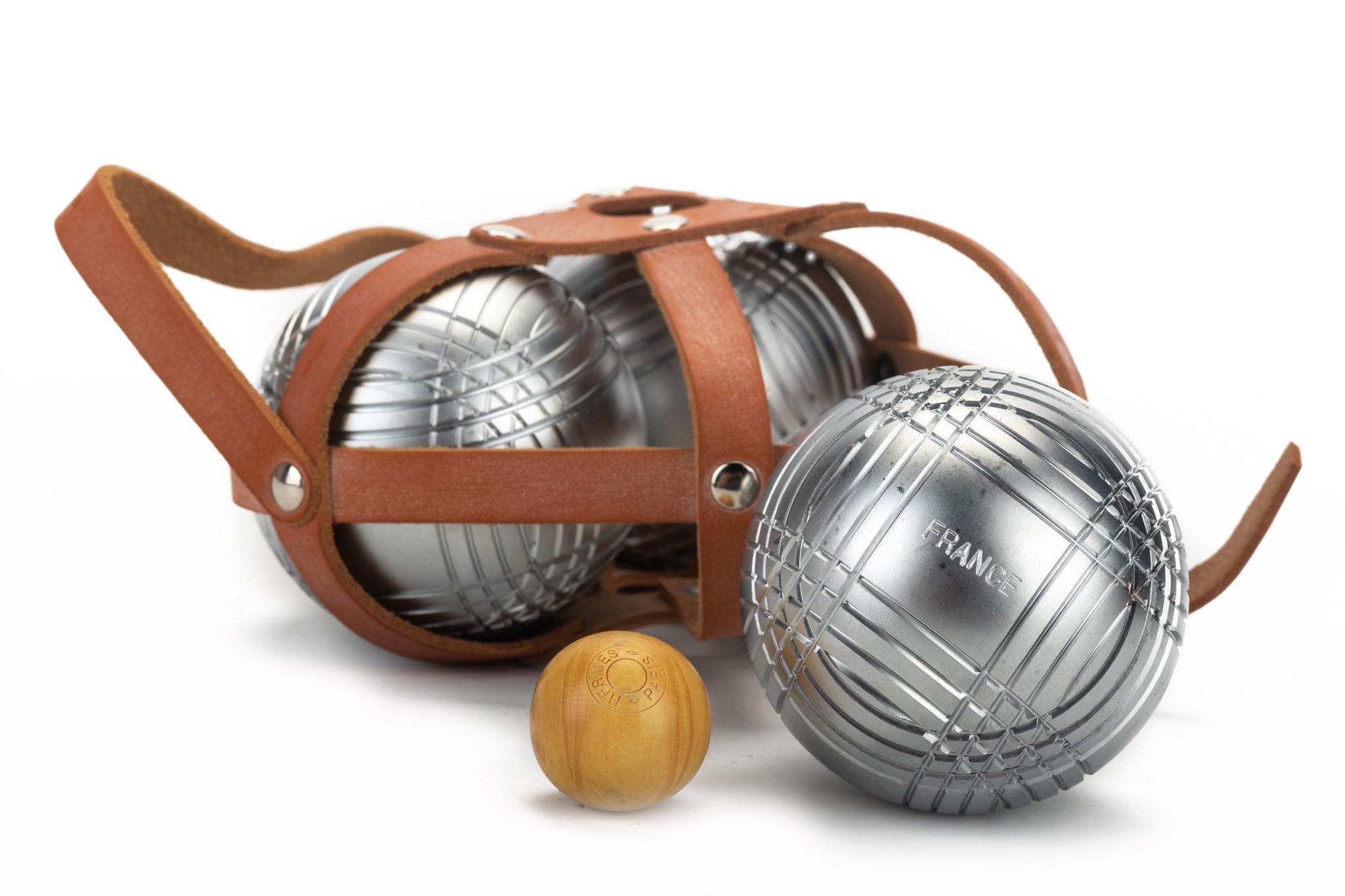 New Hermès Petanque Bocce Ball Set In New Condition In West Hollywood, CA