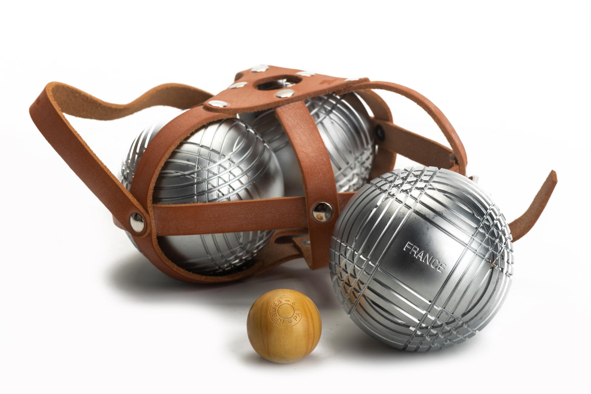 Women's or Men's New Hermès Petanque Bocce Ball Set