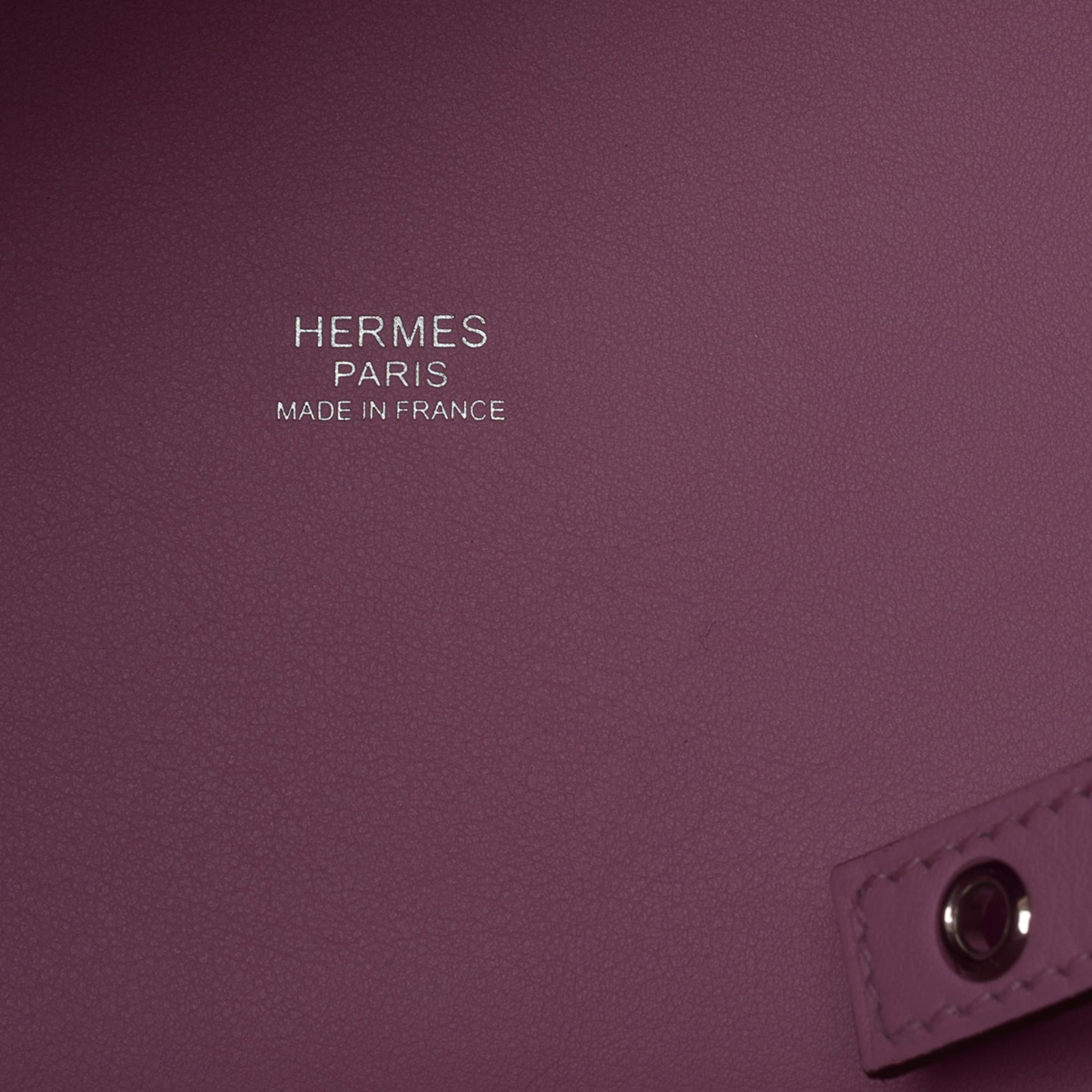 New Hermès Picotin 18 Lucky Daisy limited edition in Mauve Sylvestre Swift, SHW For Sale 2