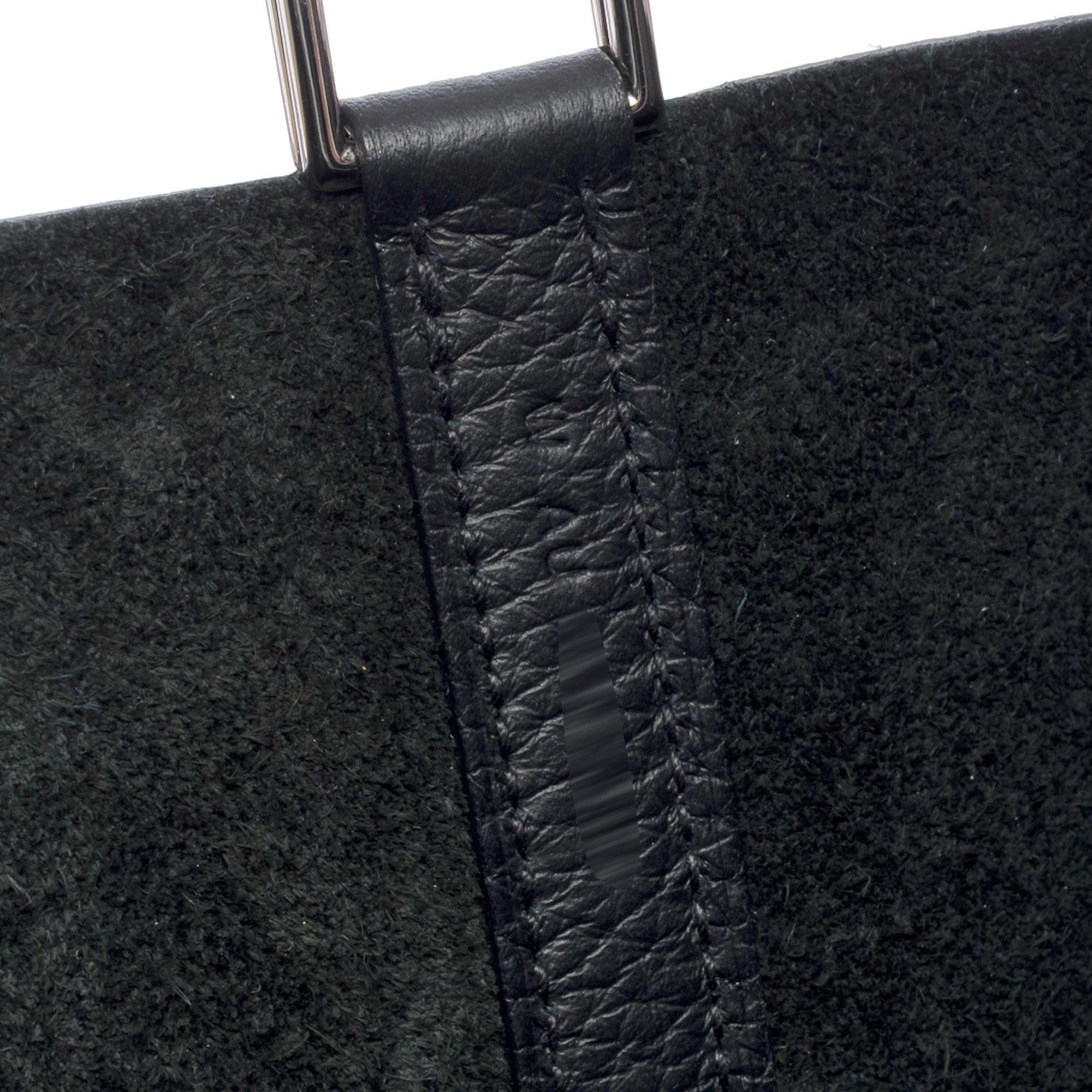 New Hermès Picotin 22 in Black Taurillon Clemence leather , PHW 4