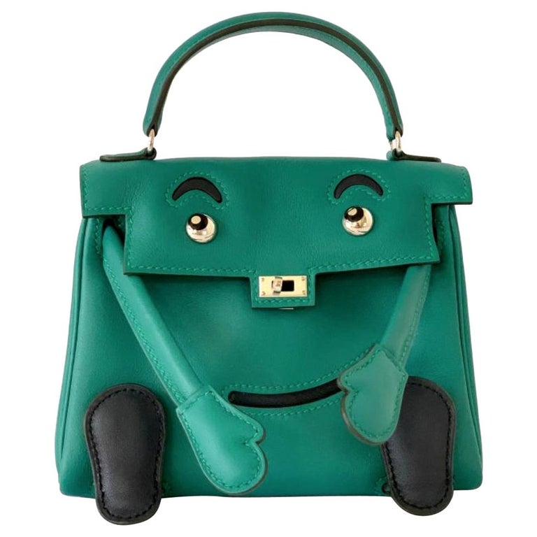 Hermes Kelly 25 Bag Sellier Malachite Gold Hardware Epsom at 1stDibs