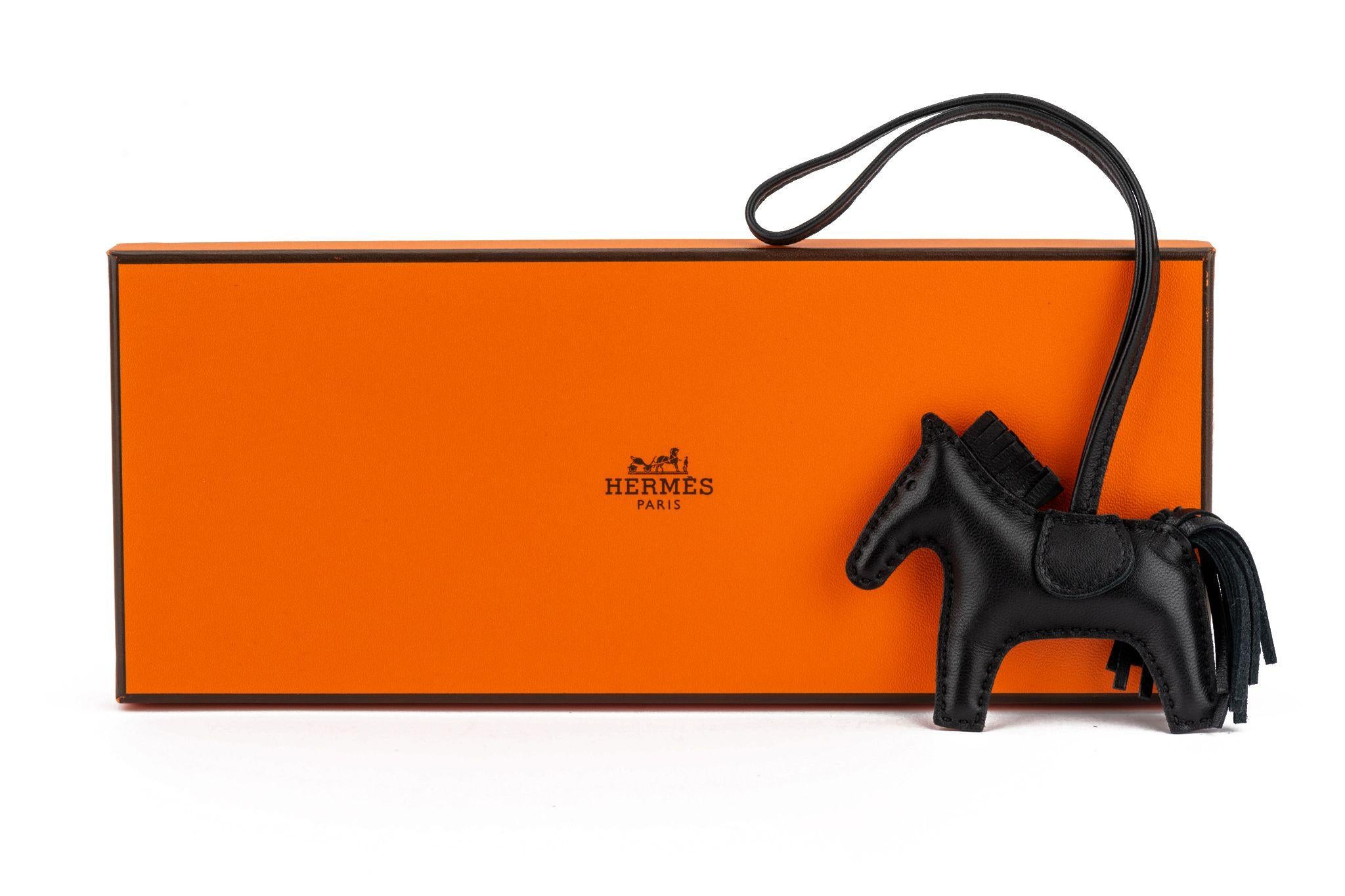 New Hermès Rare So Black Rodeo Grigri PM For Sale