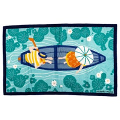 New Hermes Rowing Boat Beach Towel 