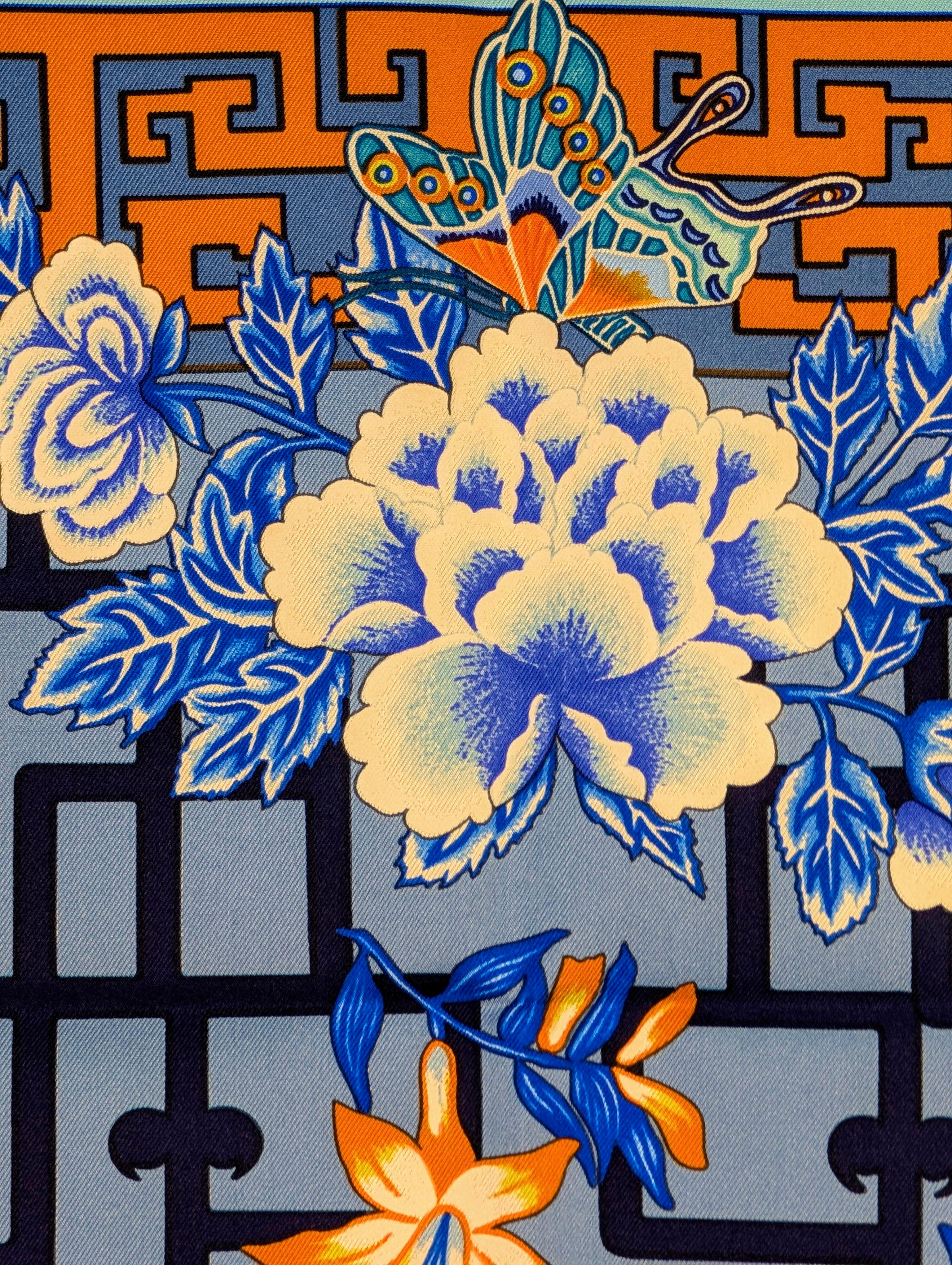 New HERMÈS silk scarf Turandot 6