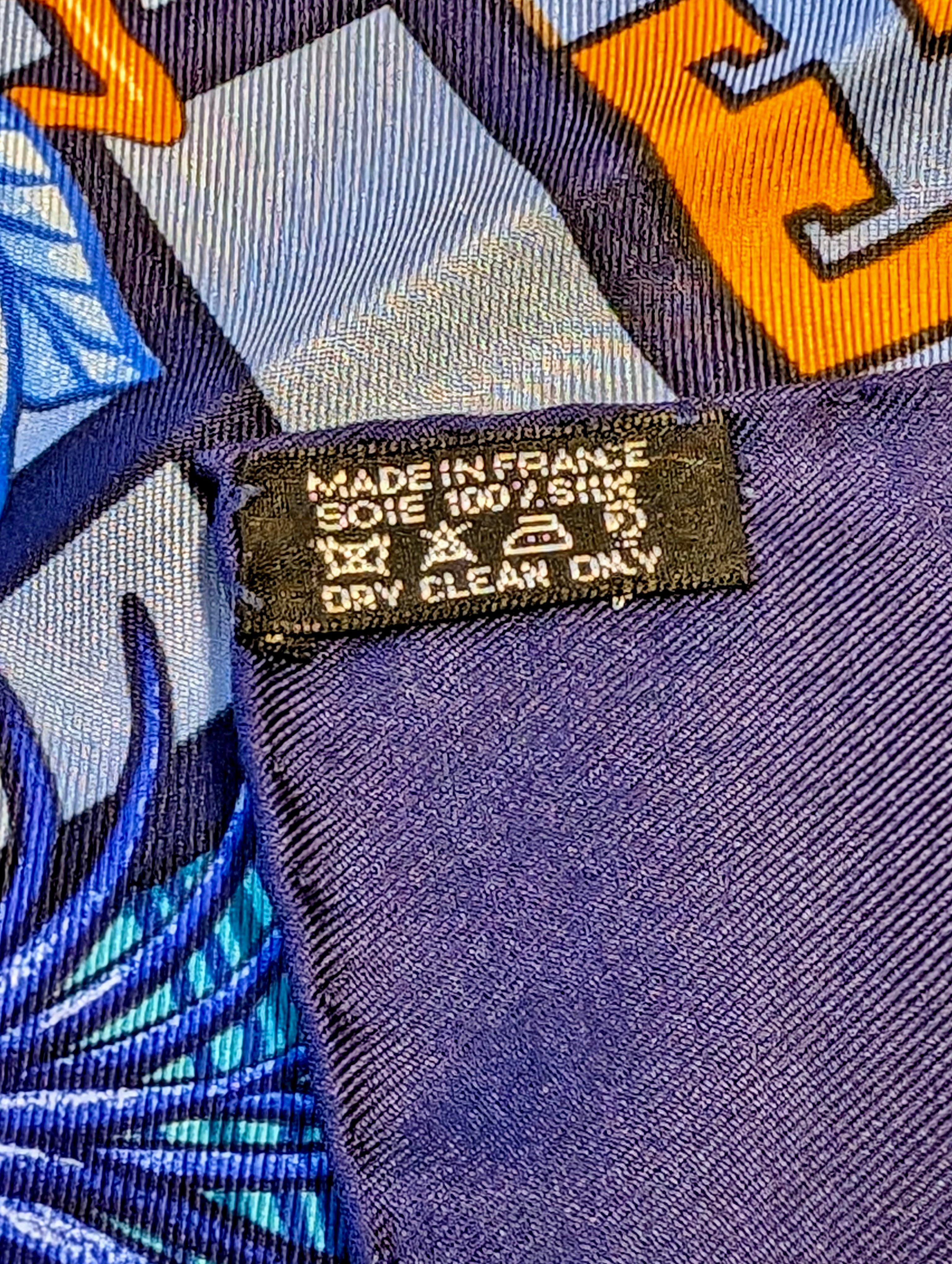 New HERMÈS silk scarf Turandot 8