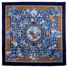 New HERMÈS silk scarf Turandot