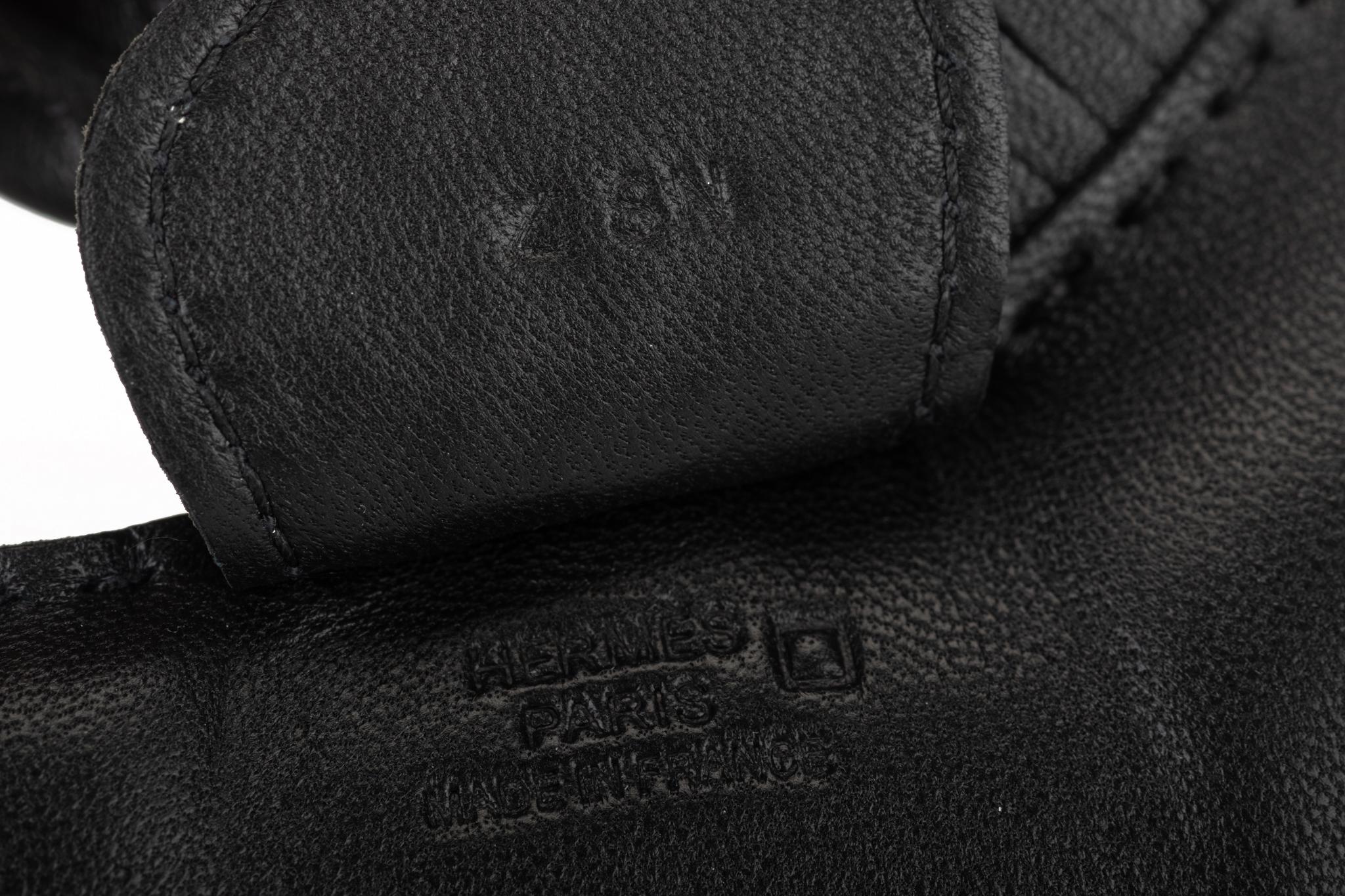 New Hermès So Black Touch Croc Rodeo Bag Charm Neuf - En vente à West Hollywood, CA