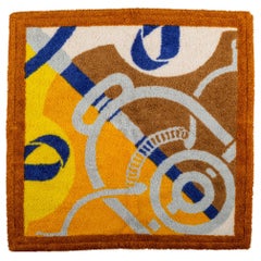 New Hermes Terry Cloth Square Bath Towel in Box