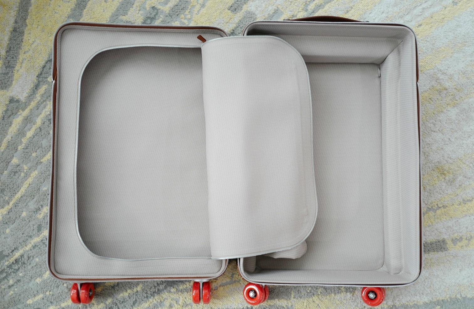 New Hermès Valise R.M.S Cargo Carry-On Suitcase – Beige/Fauve Canvas Leather PHW in vendita 3