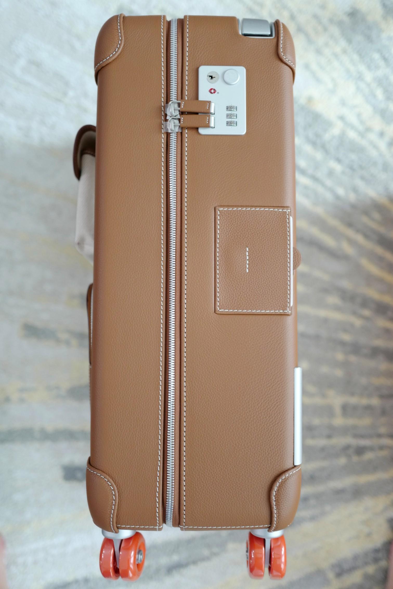 New Hermès Valise R.M.S Cargo Carry-On Suitcase – Beige/Fauve Canvas Leather PHW in vendita 5