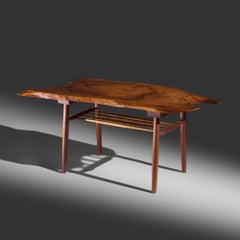 New Hope Handcrafted Coffee Table after Nakashima by Katherine Mezger, 1960s