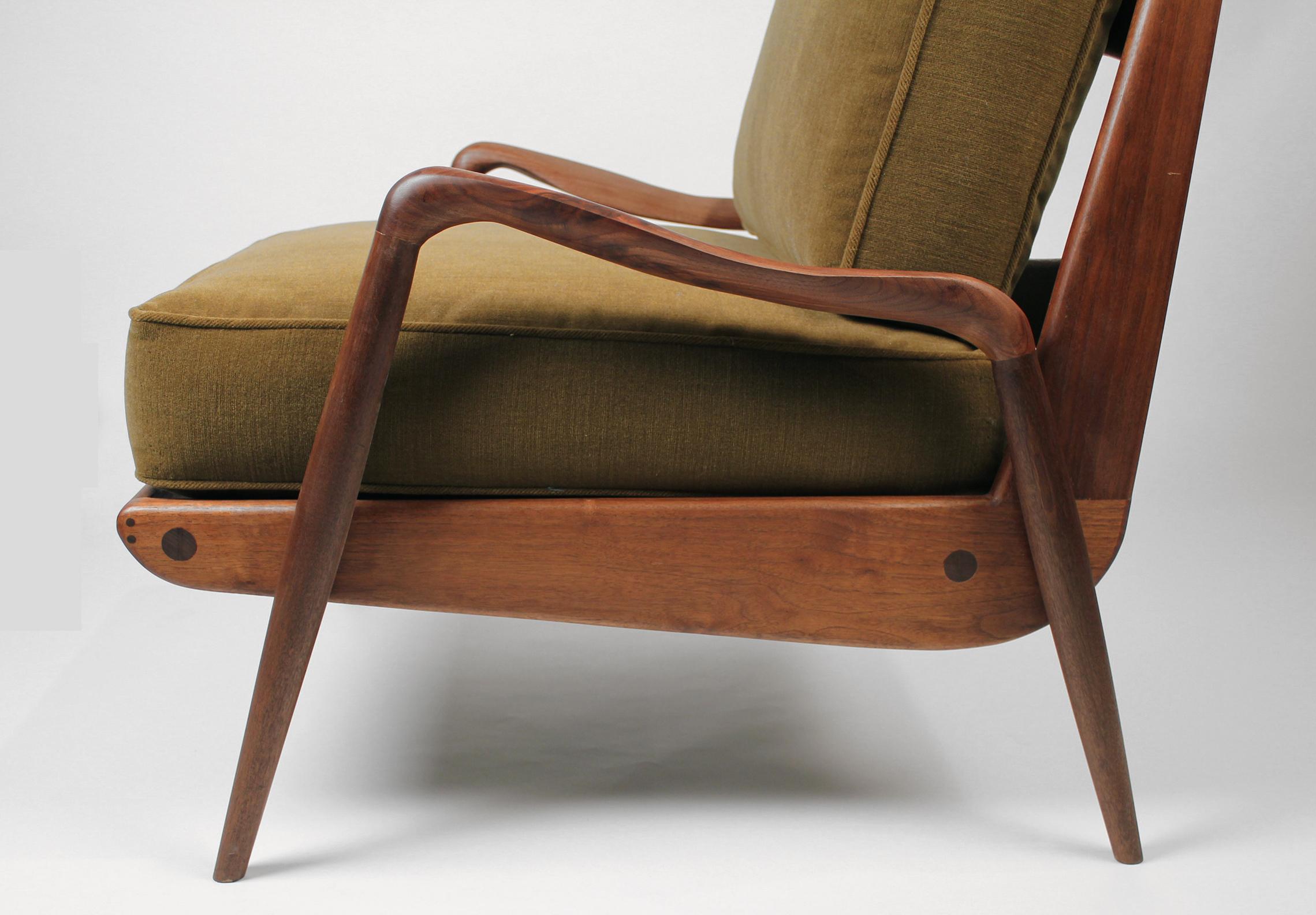 New Hope Lounge Chair from Phillip Lloyd Powell Studio in American Black Walnut 1