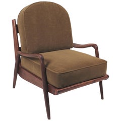 New Hope Lounge Chair from Phillip Lloyd Powell Studio in American Black Walnut