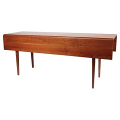 New Hope Schule Stil massivem Kirsche Drop Leaf Esstisch