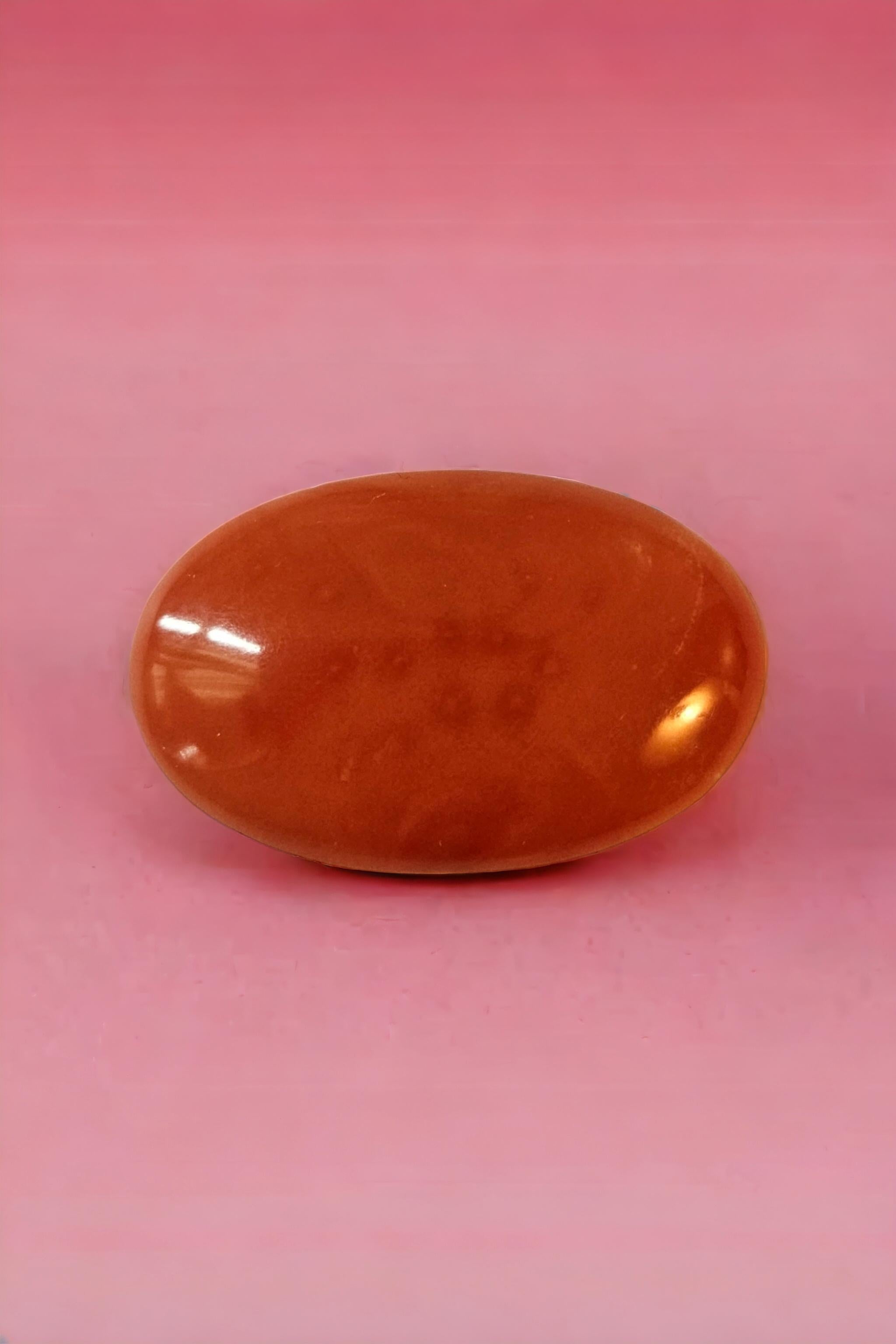 NUOVO ENORME GORGEOUS Corallo Naturale Arancione Rosa Certificato 50,65 Carati in vendita 12