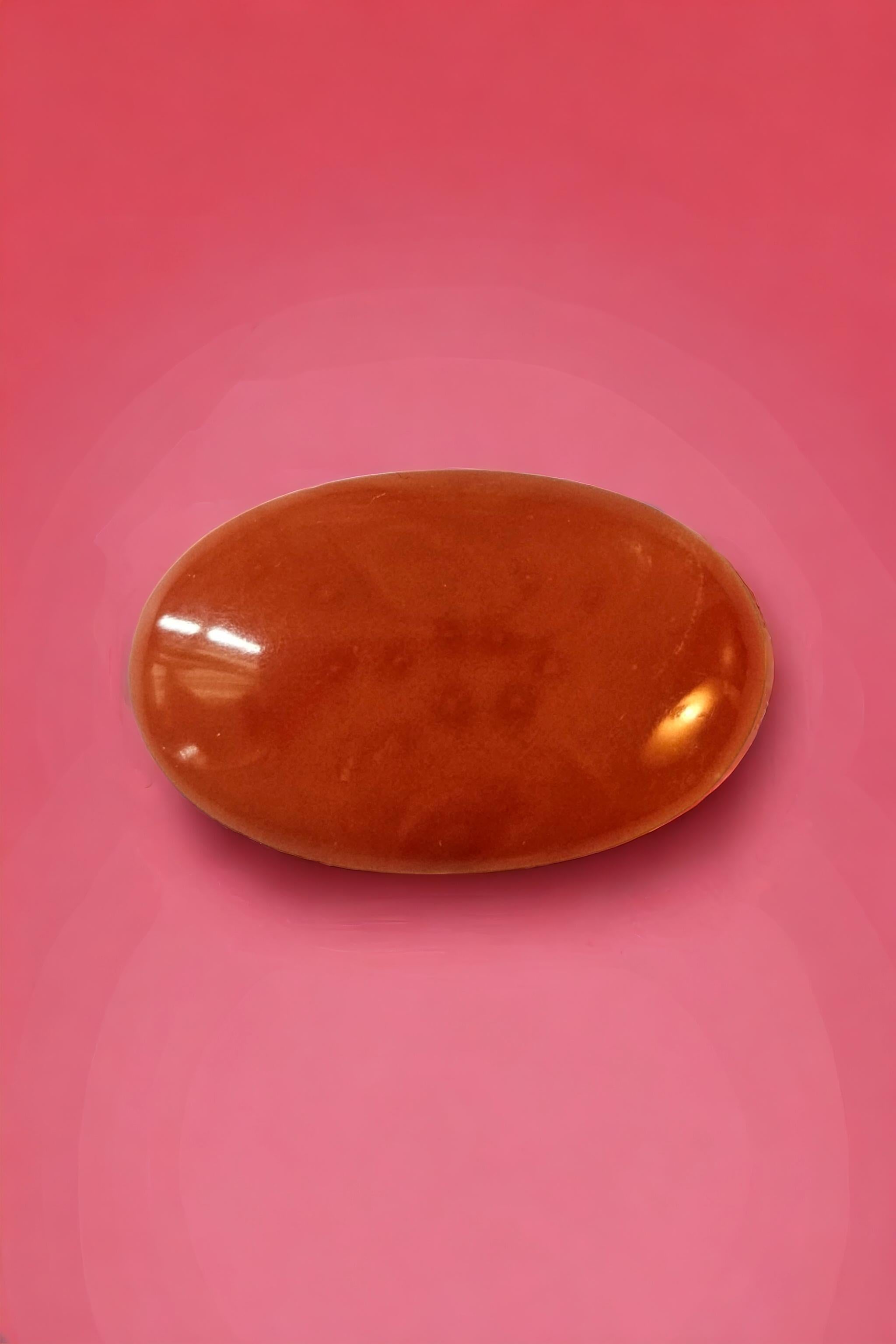 NUOVO ENORME GORGEOUS Corallo Naturale Arancione Rosa Certificato 50,65 Carati in vendita 13