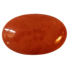 NOUVEAU et magnifique corail rose orange certifié naturel de 50,65 carats 