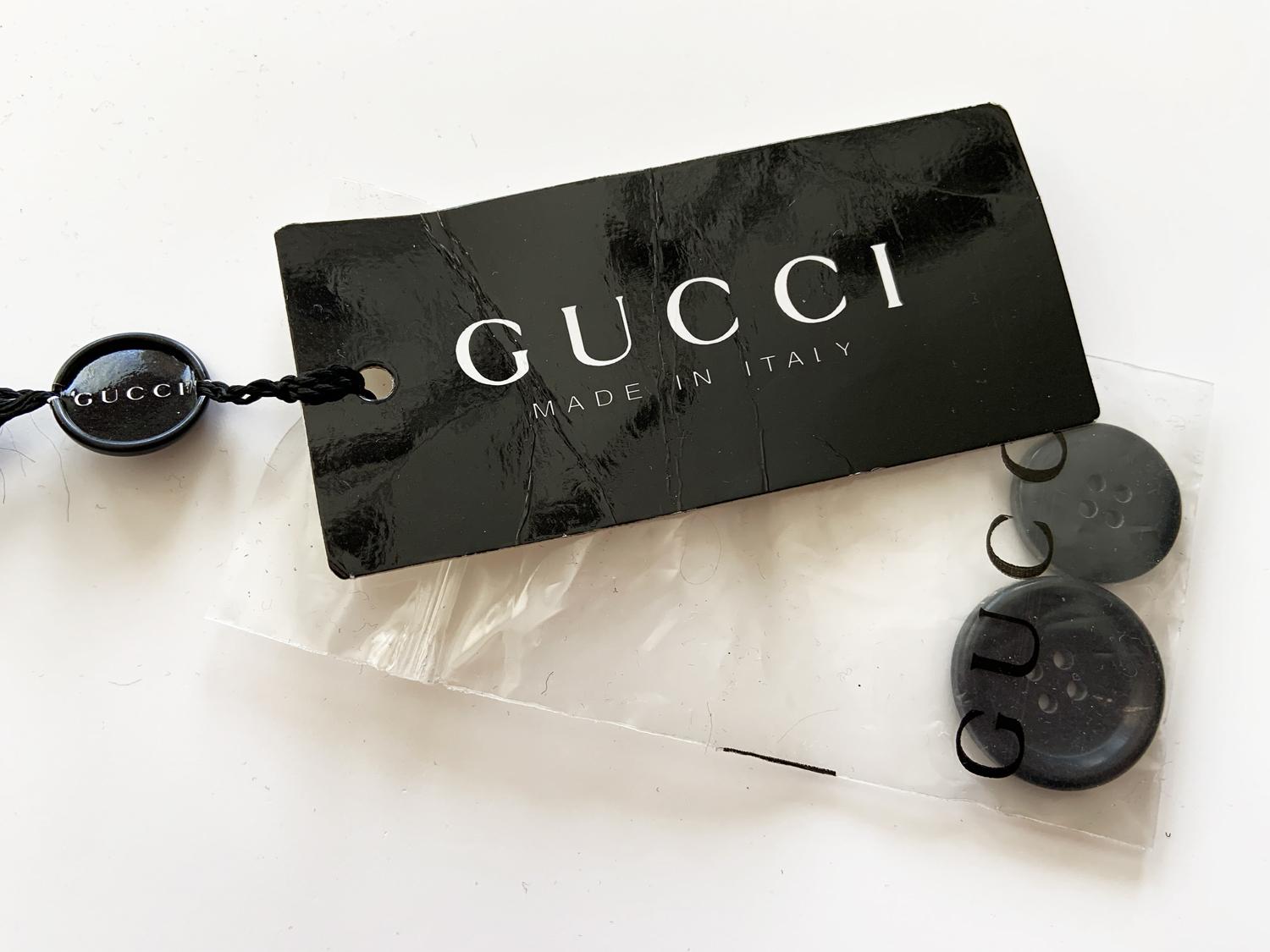 Neuer ikonischer Tom Ford für Gucci Schwarzer Herrenmantel aus Leder, Italienisch 54 im Angebot 8