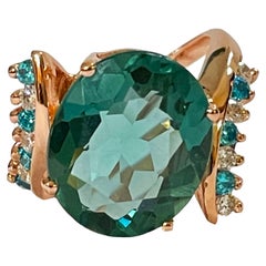 New IF 7.20 Carat Aquamarine
Blue Sapphire Rose Gold Plate Sterling Ring New IF 7.20 Carat Aquamarine
Blue Sapphire Rose Gold Plate Sterling Ring