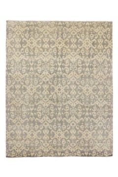 Transitional Ikat Area Rug, Timeless Appeal Meets Classic Elegance