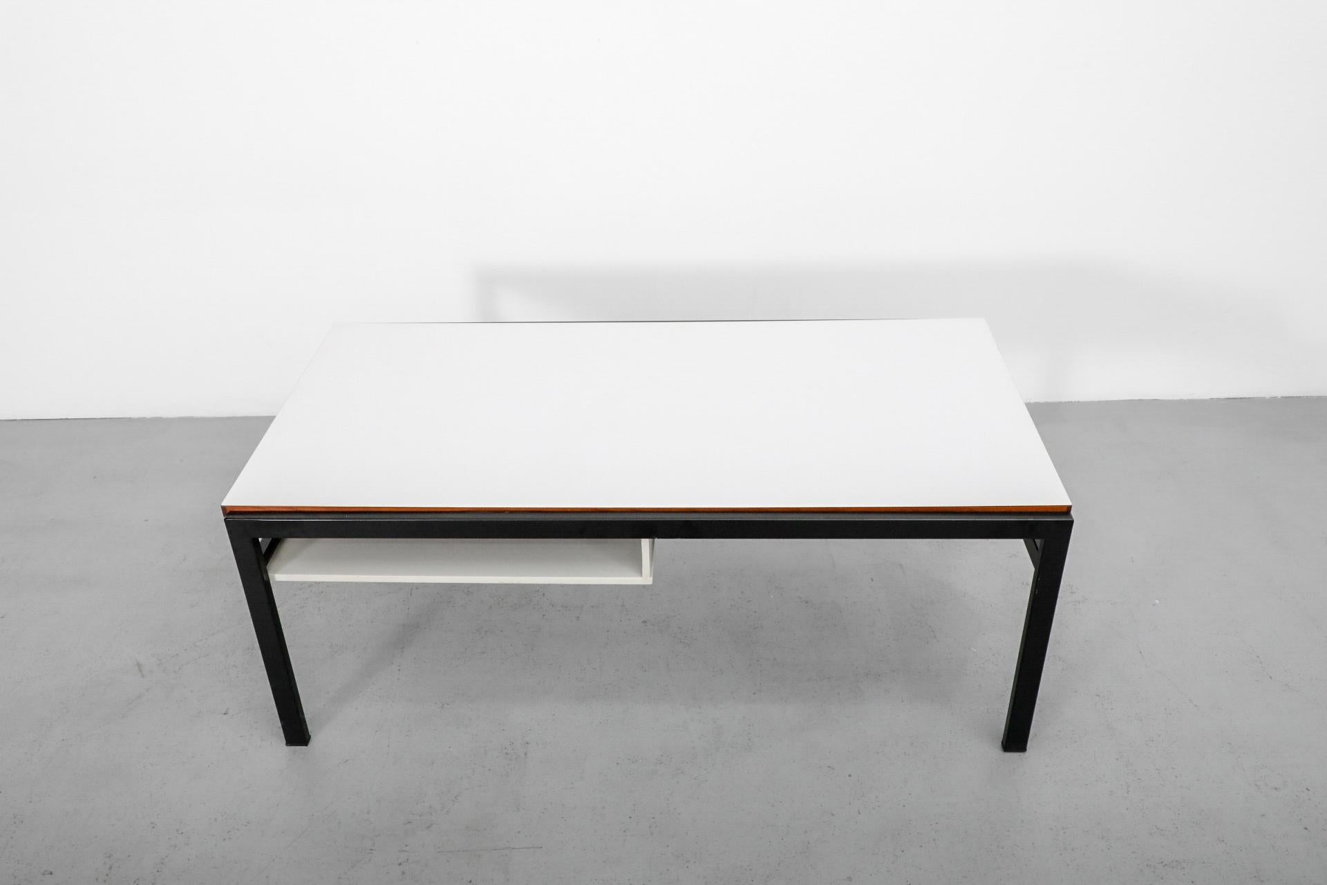Cees Braakman TU04 Coffee Table with Reversible Teak & White Top for Pastoe, NIB For Sale 11