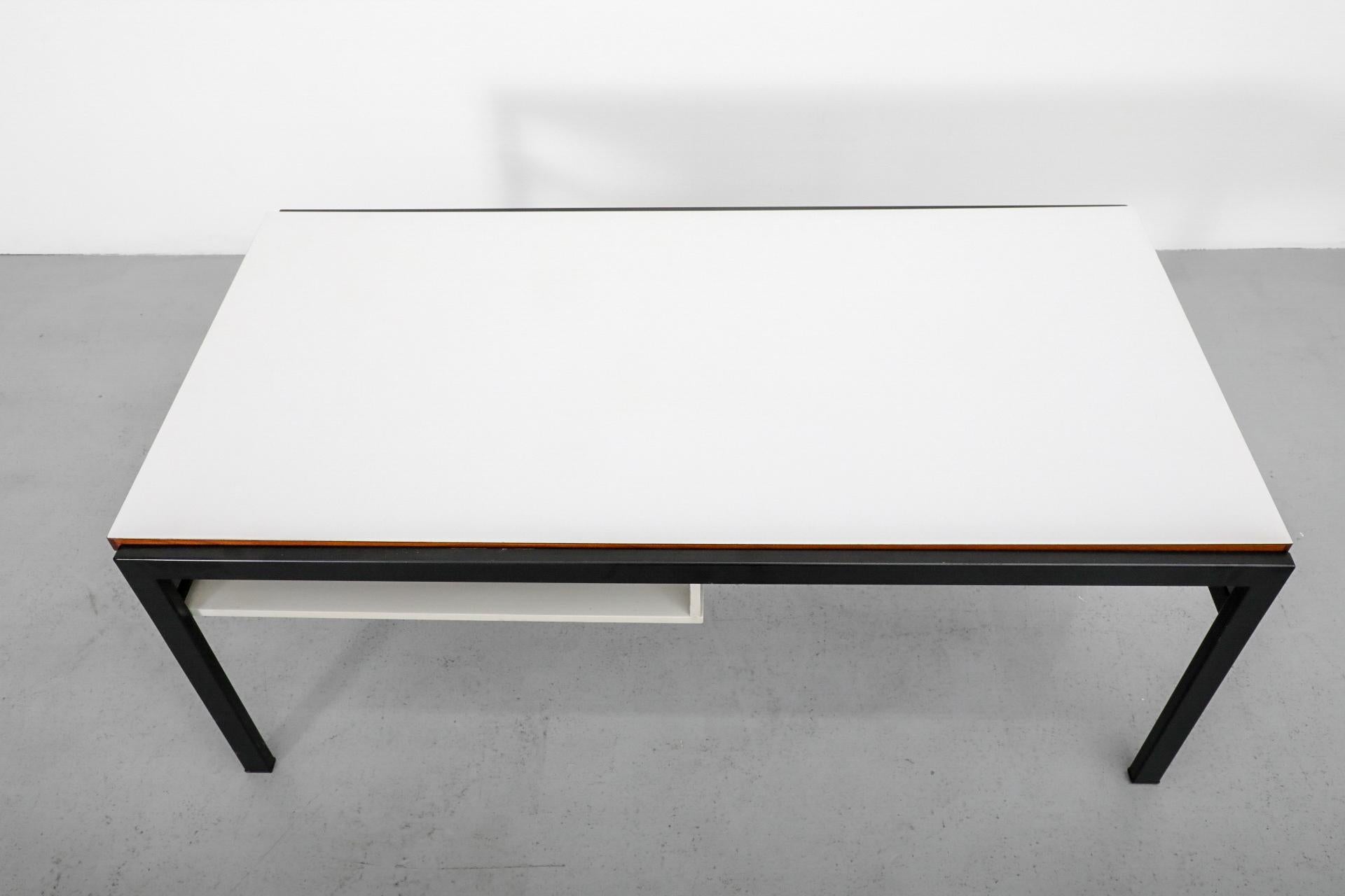 Cees Braakman TU04 Coffee Table with Reversible Teak & White Top for Pastoe, NIB For Sale 12