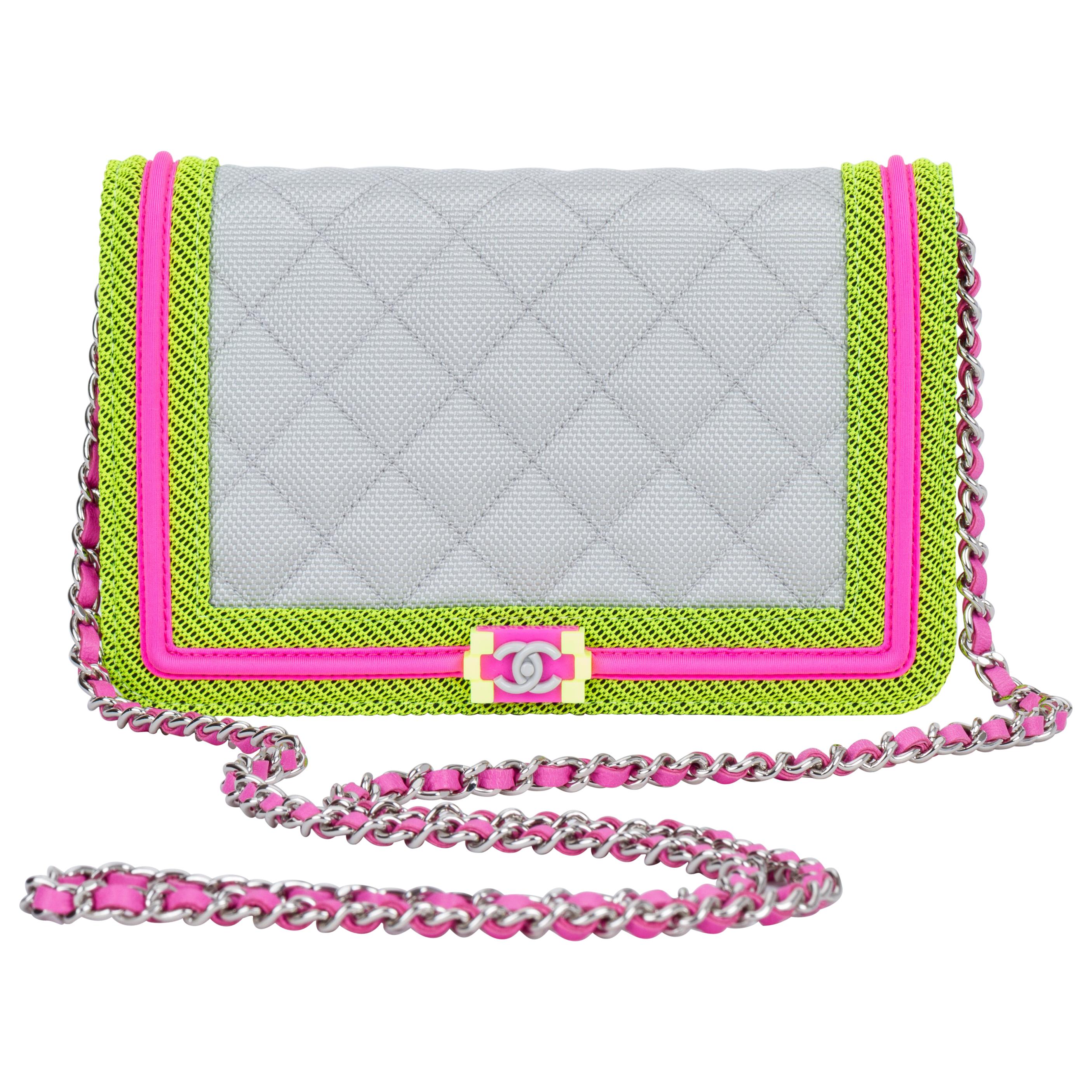 New in Box Chanel Fluo Boy Bag Crossbody