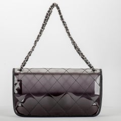 New in Box Chanel PVC Flap With Leather Trim Bag