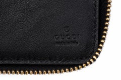 New In Box Gucci Logo Zip Around Wallet