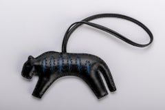 New in Box Hermes 2020 Black Jaguar Bag Charm
