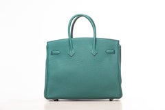 New in Box Hermes Birkin Malachite Togo 35CM
