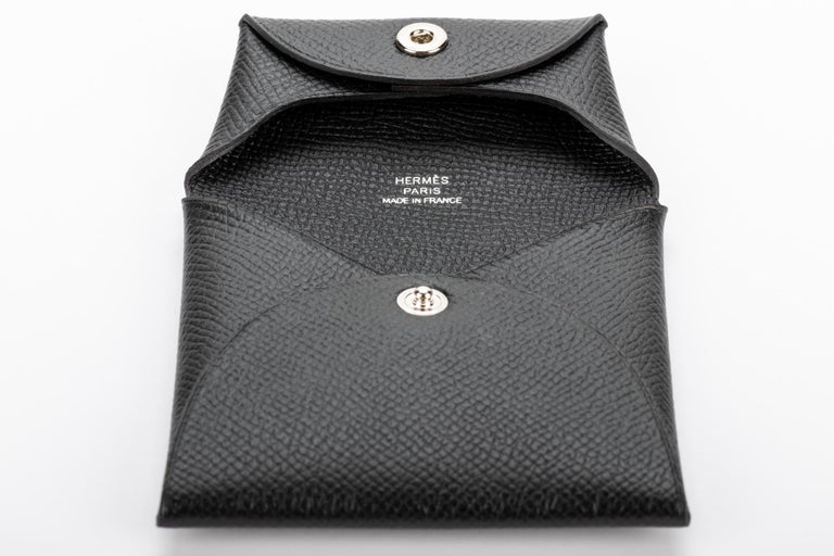 New in Box Hermès Black Epsom Coin Case at 1stDibs