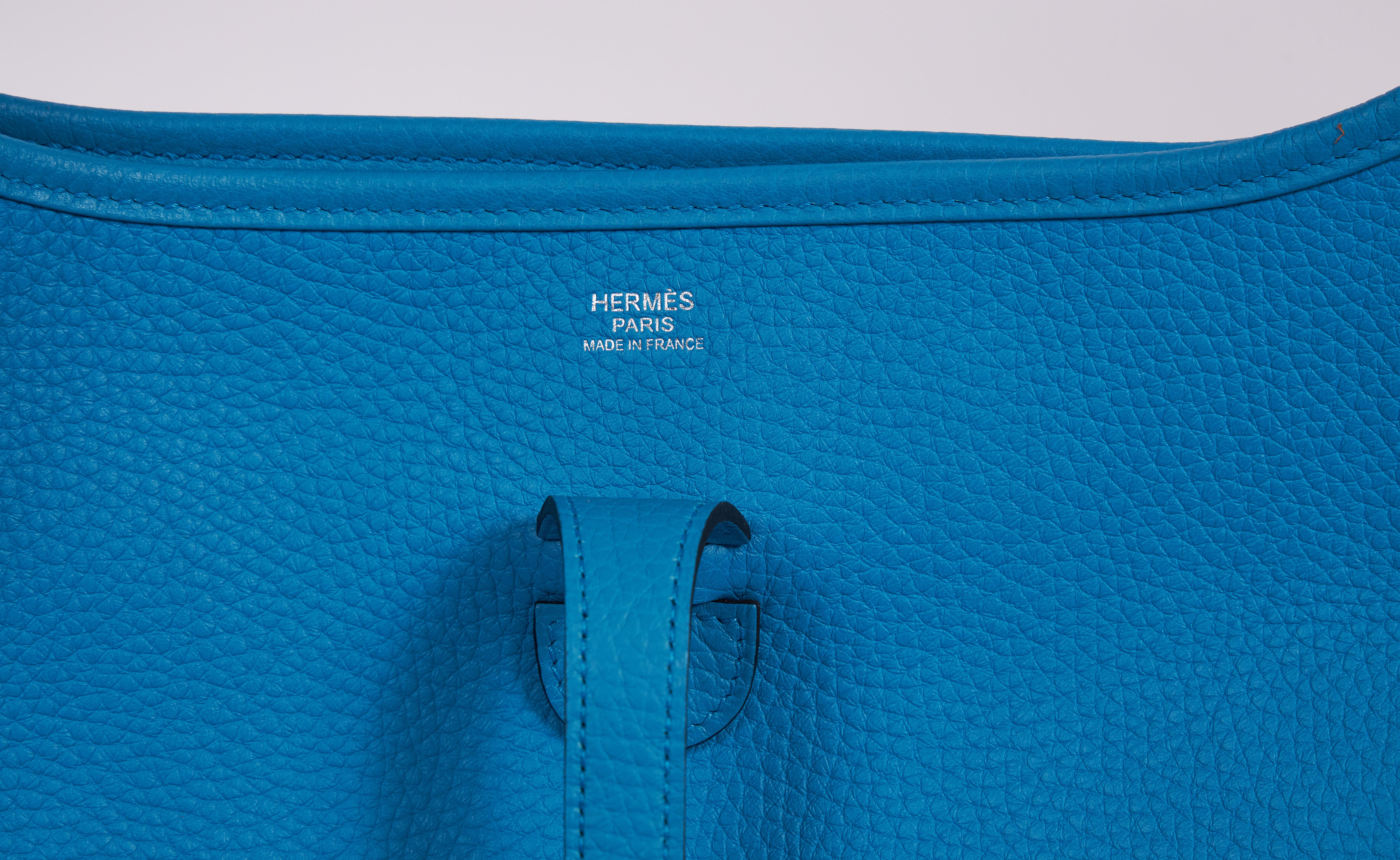 hermes evelyn blue