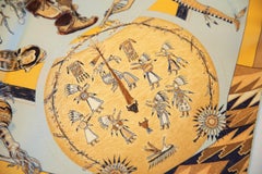 New in Box Hermès Dances des Indiennes Silk Twill Scarf