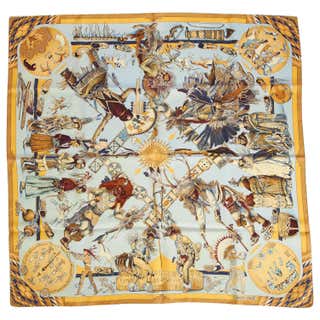 New in Box Hermes Limited Edition Jungle Love Hearts Dallet Scarf For ...
