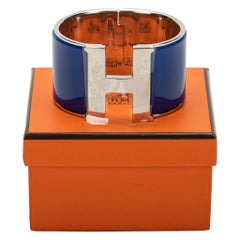 Neu in Box Hermès Electric Blue Mega Clic Clac Manschette