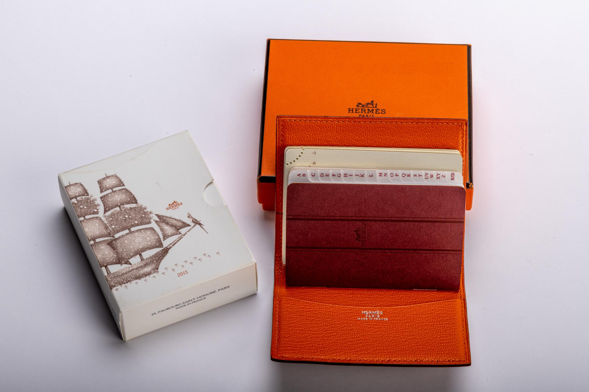 New in Box Hermes Goatskin Agenda Planner In New Condition In West Hollywood, CA