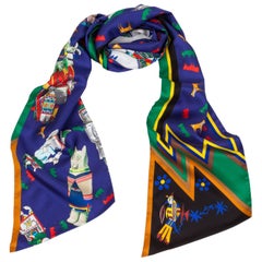 New in Box Hermes Limited Edition Kachinas Maxi Silk Twilly